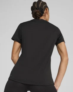 PUMA - T-SHIRT  TAD ESSENTIAL VNECK NERA DA DONNA, 525890-01