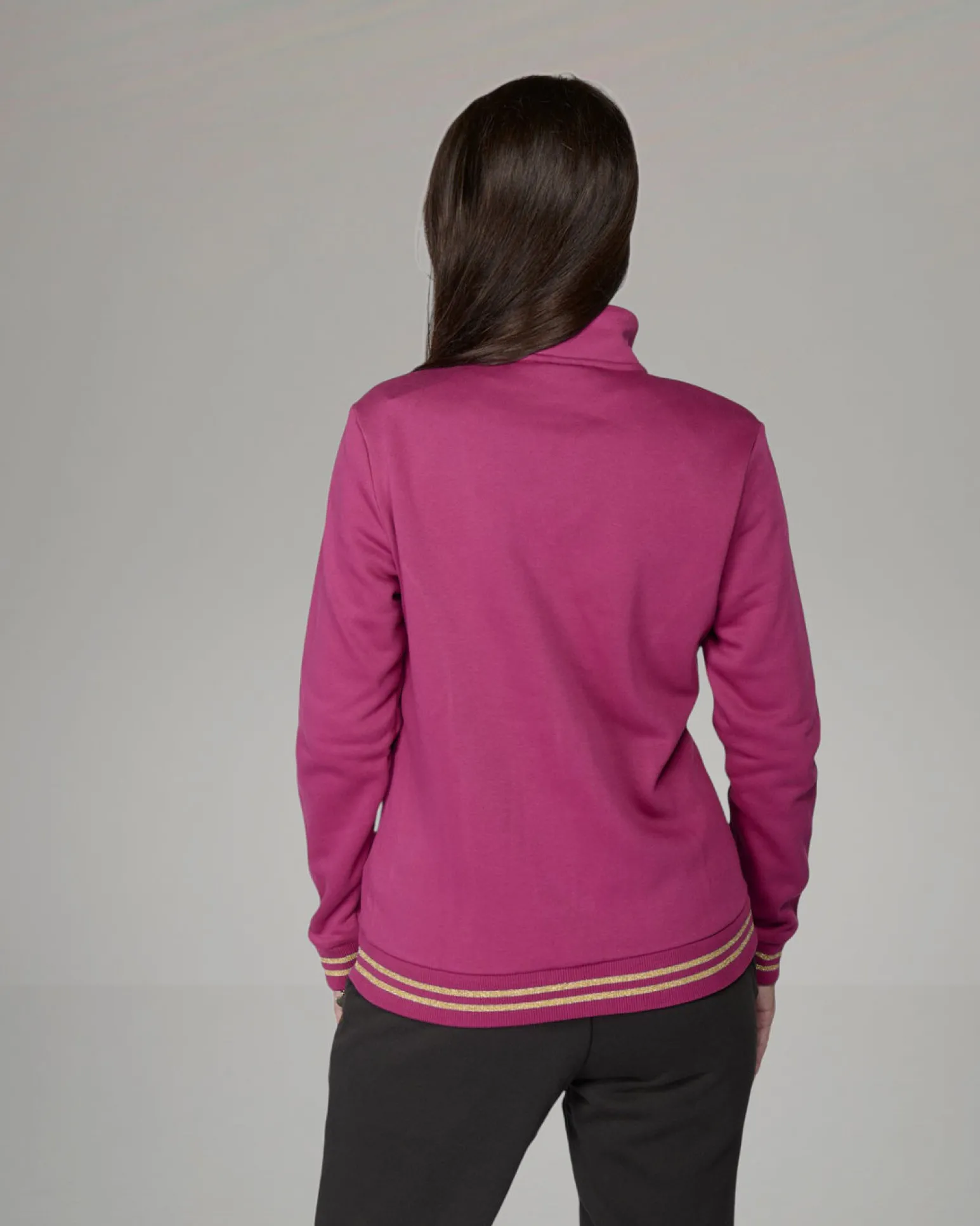 PUMA - TUTA COMPLETA MAGENTA ESSENTIAL+ GLITTER FZ SUIT FL DA DONNA , 684765-45