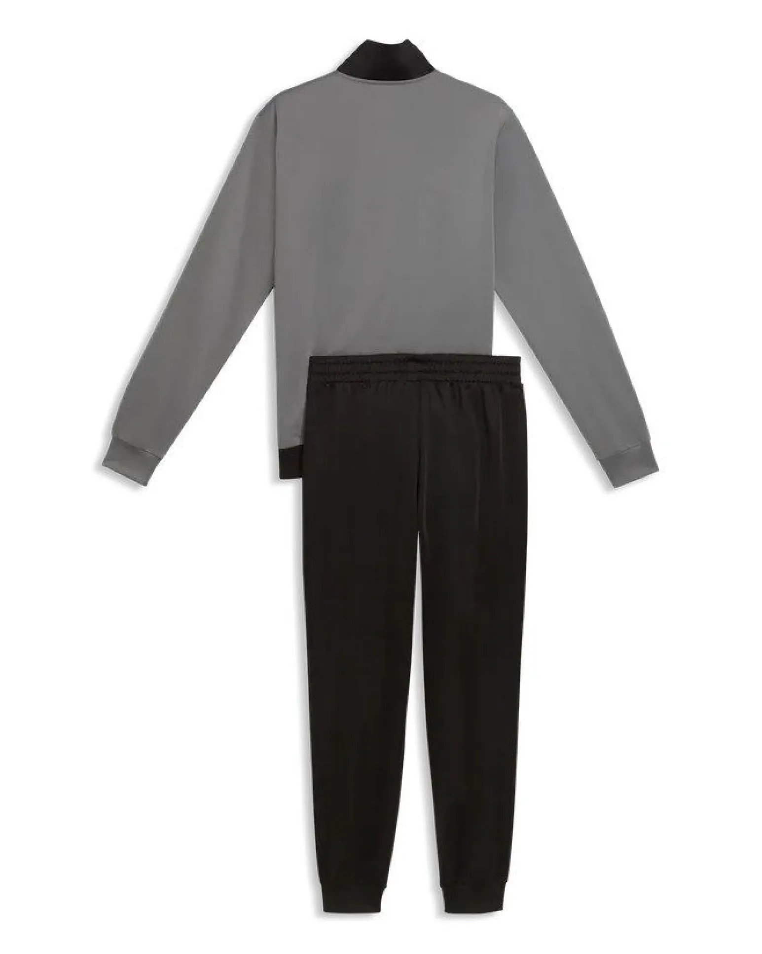 PUMA - TUTA COMPLETA NERA E GRIGIA COLORBLOCK POLY SUIT DA UOMO, 691766-01