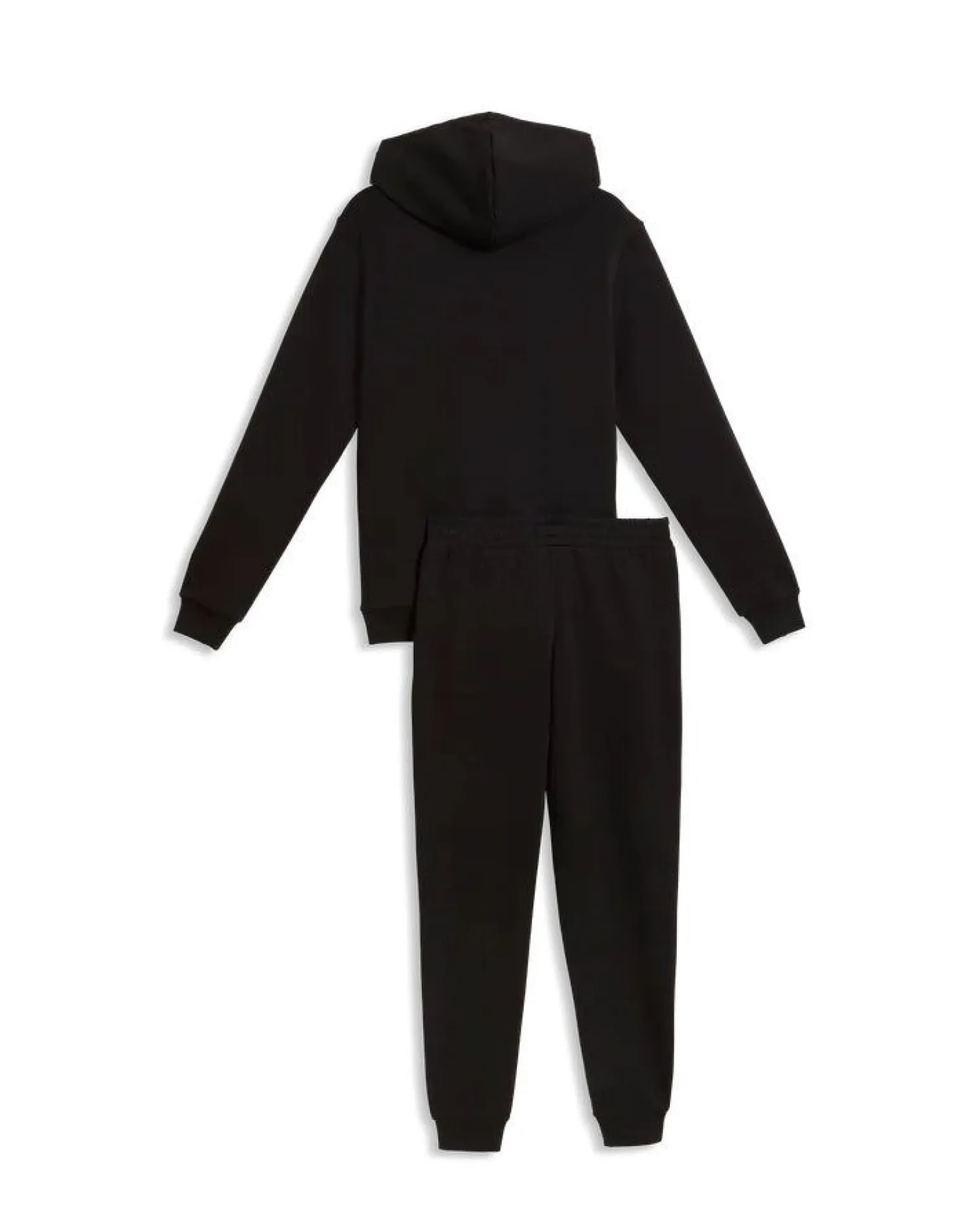 PUMA - TUTA COMPLETA NERA ESSENTIAL ELEVATED DA UOMO FELPA FULL ZIP CON CAPPUCCIO 691771-01