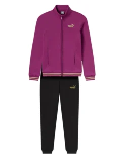 PUMA - TUTA ESS+ GLITTER FZ SUIT FL JUNIOR MAGENTA - 684771-45