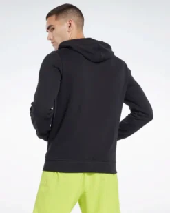 REEBOK-FELPA CON CAPPUCCIO REEBOK IDENTITY FRENCH TERRY VECTOR PULLOVER-H54788