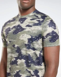 REEBOK-T-SHIRT TRAINING CAMO-HS7758
