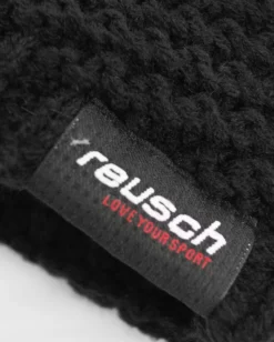 REUSCH - Berretto nero con fodera interna in pile - ARON