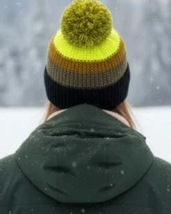 REUSCH - CAPPELLO DONNA VERDE, SENAPE, GIALLO FLUO E NERO ENZO BEANIE , 6180010-7334