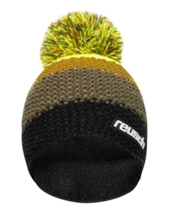 REUSCH - CAPPELLO DONNA VERDE, SENAPE, GIALLO FLUO E NERO ENZO BEANIE , 6180010-7334