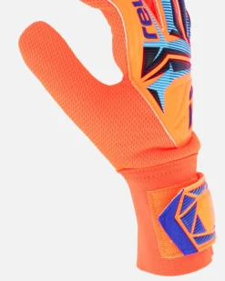 REUSCH - GUANTI DA PORTIERE ARANCIONI FLUO, BLU E NERI ATTRAKT STARTER SOLID - 5670513