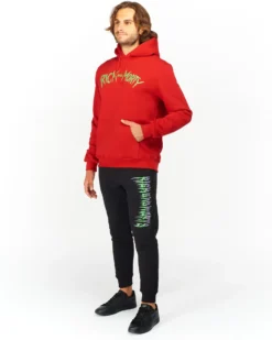 RICK AND MORTY - UOMO FELPA CON CAPPUCCIO