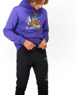 RICK AND MORTY - UOMO PANTALONE CON POLSI