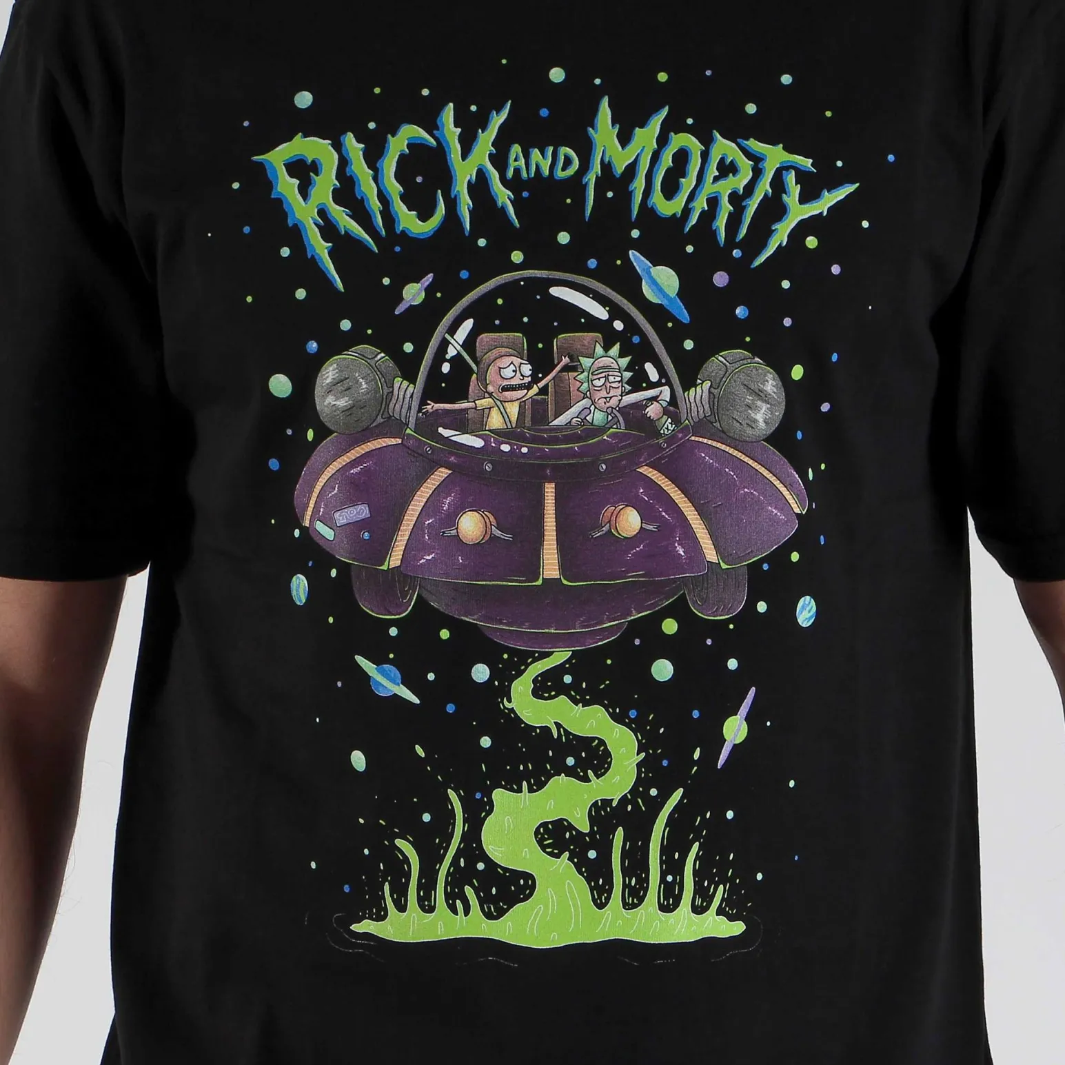 RICK AND MORTY - UOMO TSHIRT MEZZA MANICA
