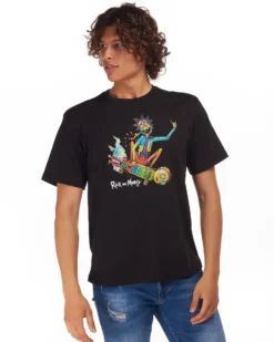 RICK AND MORTY - UOMO TSHIRT MEZZA MANICA