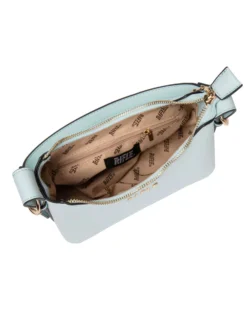 RIFLE - Borsa a spalla celeste, tracolla removibile