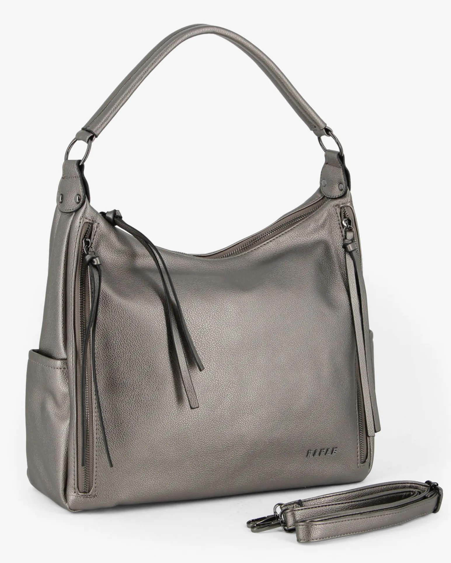 RIFLE - Borsa sacca canna fucile con zip frontali verticali e tasche laterali, tracolla removibile