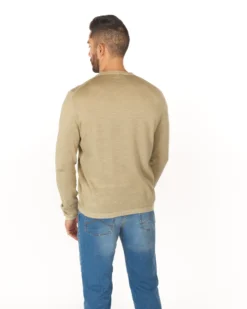 RIFLE - MAGLIA MANICA LUNGA GIROCOLLO STONE WASH
