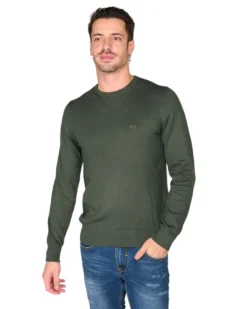 RIFLE - MAGLIA MANICA LUNGA VERDE DA UOMO