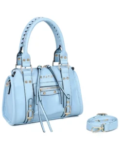 RIFLE - Minibag celeste con taschino frontale, tracolla removibile