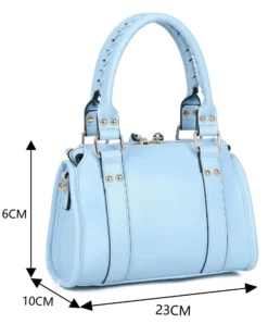 RIFLE - Minibag celeste con taschino frontale, tracolla removibile