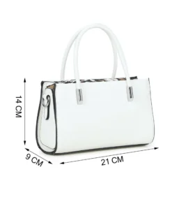 RIFLE - Minibag due manici animalier con tracolla removibile