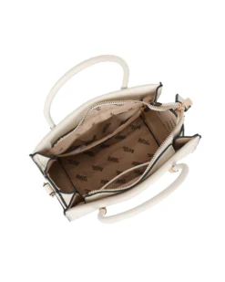 RIFLE - Minibag due manici beige con tracolla removibile