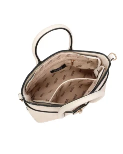 RIFLE - Minibag due manici nudo con parte frontale scamosciata e dettaglio cinturino con girello, tracolla removibile