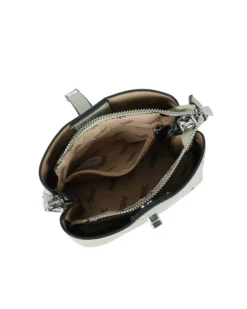 RIFLE - Minibag verde salvia con tre scomparti principali e pattina con chiusura a girello, tracolla removibile