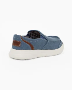 RIFLE - Mocassino jeans in tessuto da uomo