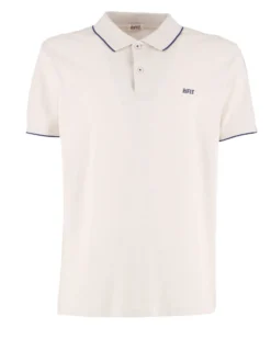 RIFLE - Polo manica corta beige in piquet