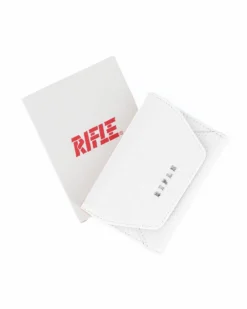 RIFLE - Portafoglio bianco da donna con logo