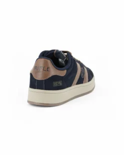RIFLE - Scarpa sneakers blu da uomo con lacci