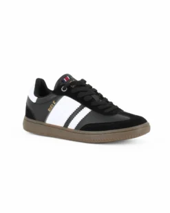 RIFLE - Scarpa sneakers nera e bianca da uomo con lacci