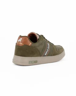RIFLE - Scarpa verde da uomo con lacci