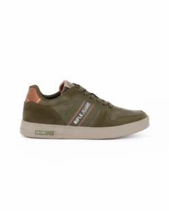 RIFLE - Scarpa verde da uomo con lacci