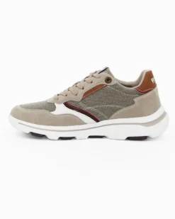 RIFLE - Sneakers beige da uomo con lacci