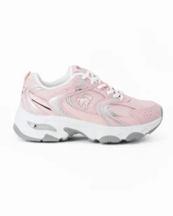 RIFLE - Sneakers rosa da donna con lacci