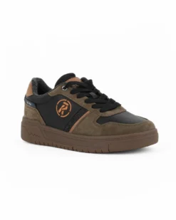 RIFLE - Sneakers verdone da uomo con lacci