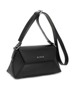 RIFLE - Tracolla nera con patta