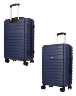 RIFLE - TROLLEY BLU IN ABS 4 RUOTE
