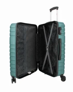 RIFLE - TROLLEY GREEN IN ABS 4 RUOTE