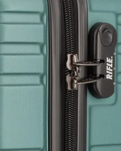 RIFLE - TROLLEY GREEN IN ABS 4 RUOTE