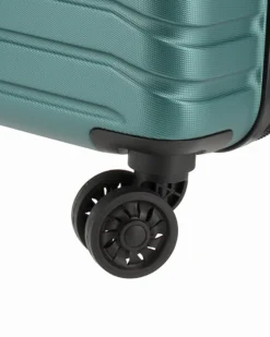 RIFLE - TROLLEY GREEN IN ABS 4 RUOTE