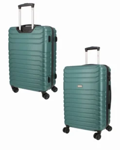 RIFLE - TROLLEY GREEN IN ABS 4 RUOTE