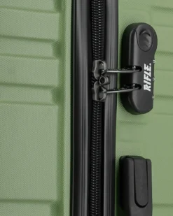 RIFLE - TROLLEY VERDE SALVIA IN ABS 4 RUOTE