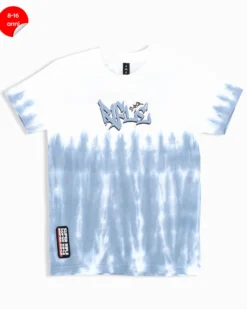 RIFLE - Tshirt manica corta azzurro polvere ragazzi 8-16 anni in cotone