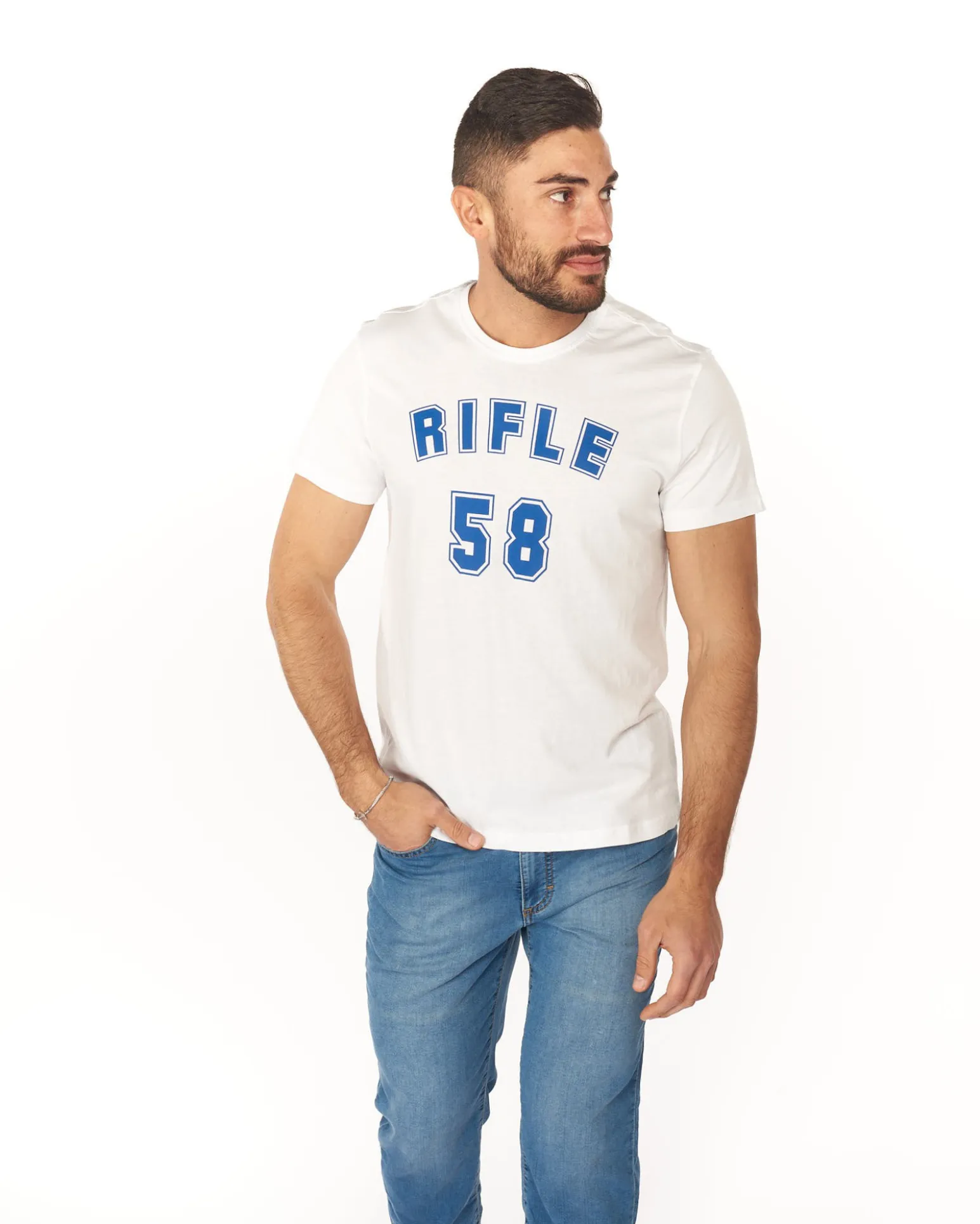 RIFLE - TSHIRT MEZZA MANICA STAMPA RIFLE 58