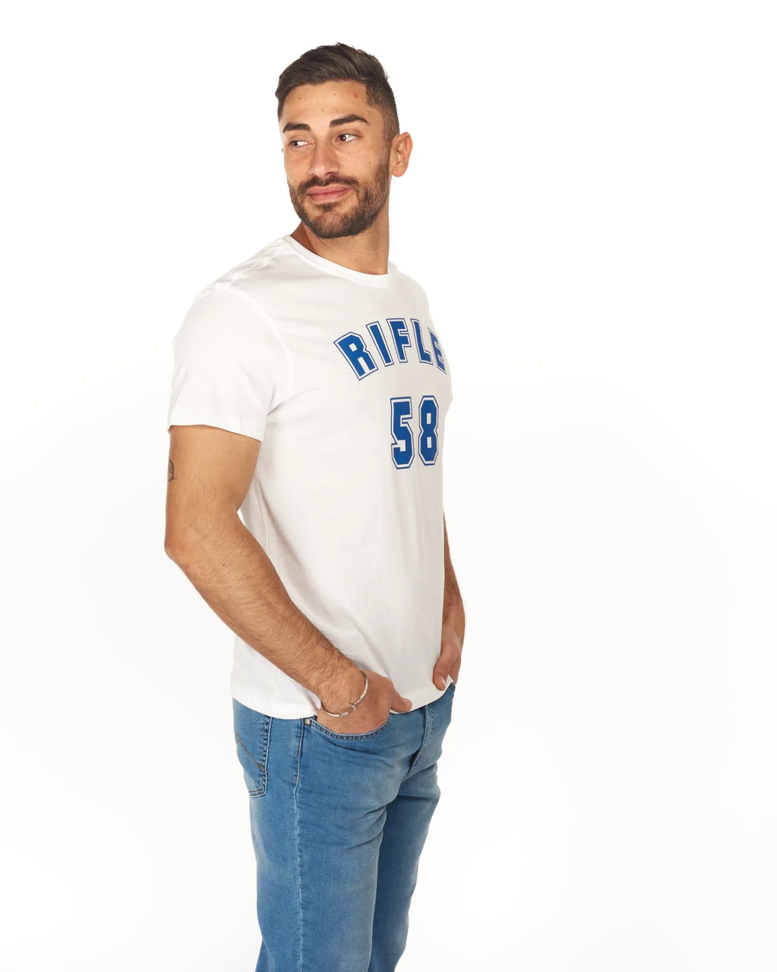RIFLE - TSHIRT MEZZA MANICA STAMPA RIFLE 58