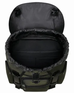 SAMSONITE - Zaino verde con patta e tasca porta pc fino a 15.6''