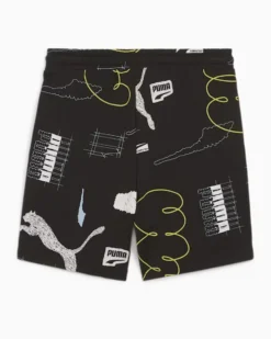 SHORT CLASSICS BRAND LOVE AOP 8" TR BLK