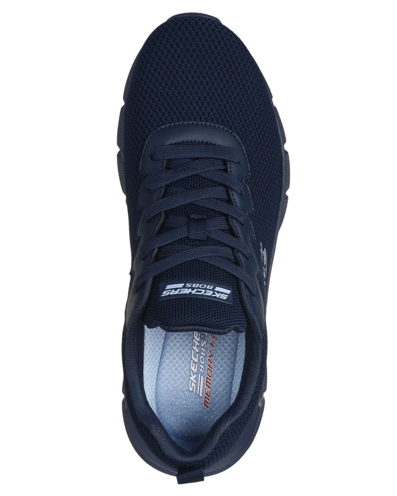 SKECHERS - BOBS B FLEX - CHILL EDGE - Sneakers blu con soletta interna in memory foam