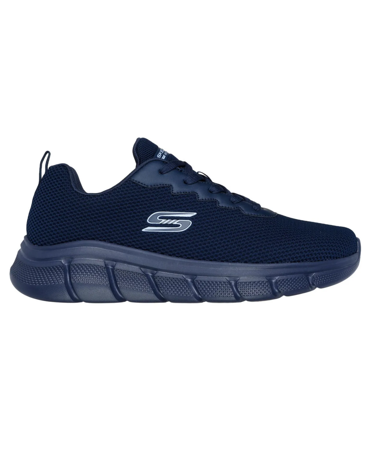 SKECHERS - BOBS B FLEX - CHILL EDGE - Sneakers blu con soletta interna in memory foam