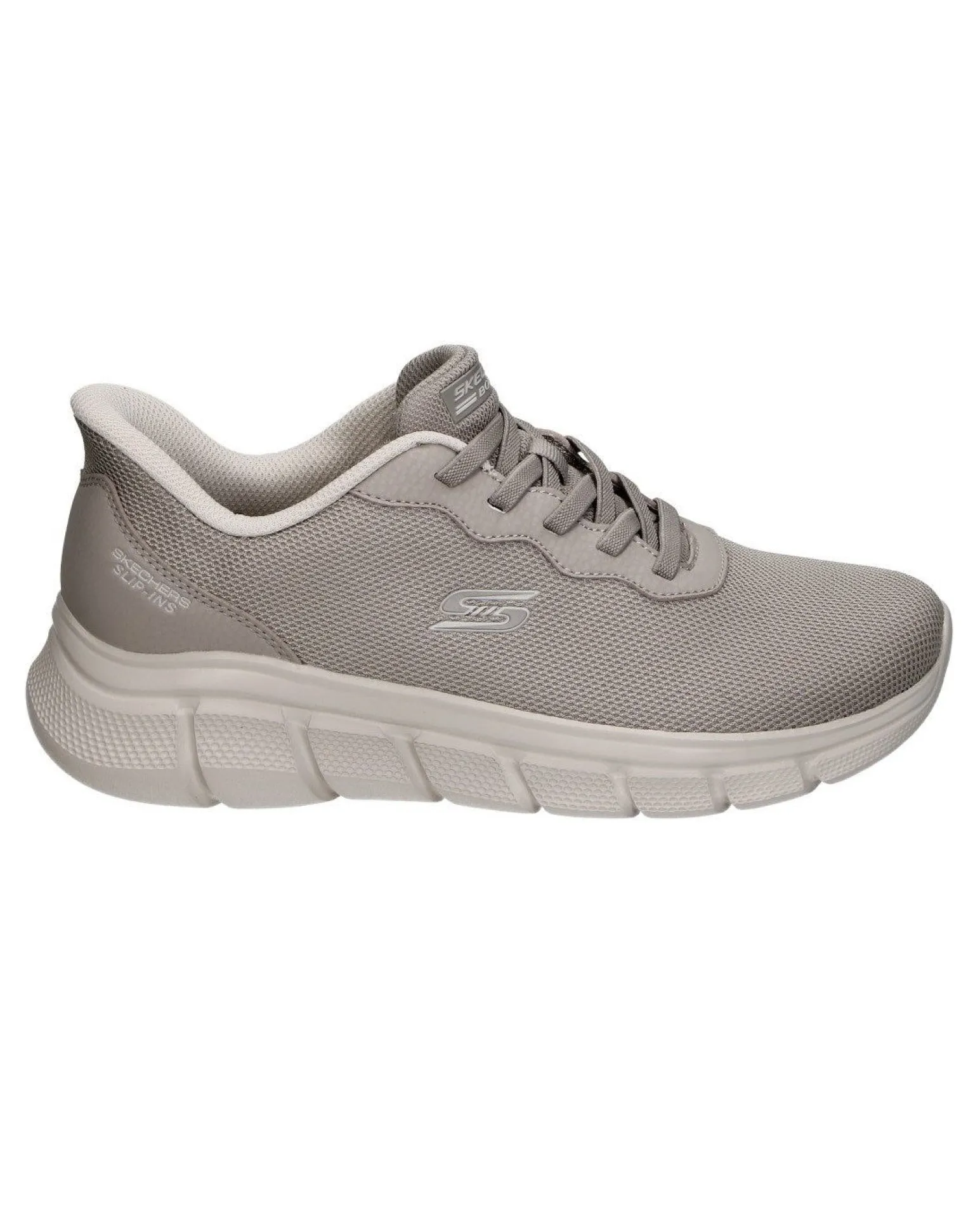 SKECHERS - BOBS B FLEX - FLEX LUCY - Sneakers taupe con tomaia in mesh
